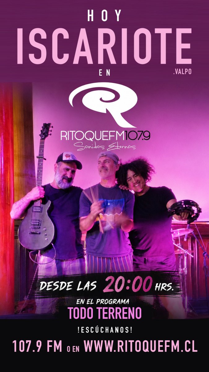 tincado's tweet photo. En un ratito mas suena mi banda por la @RitoqueFM https://t.co/lKC78oGwfJ