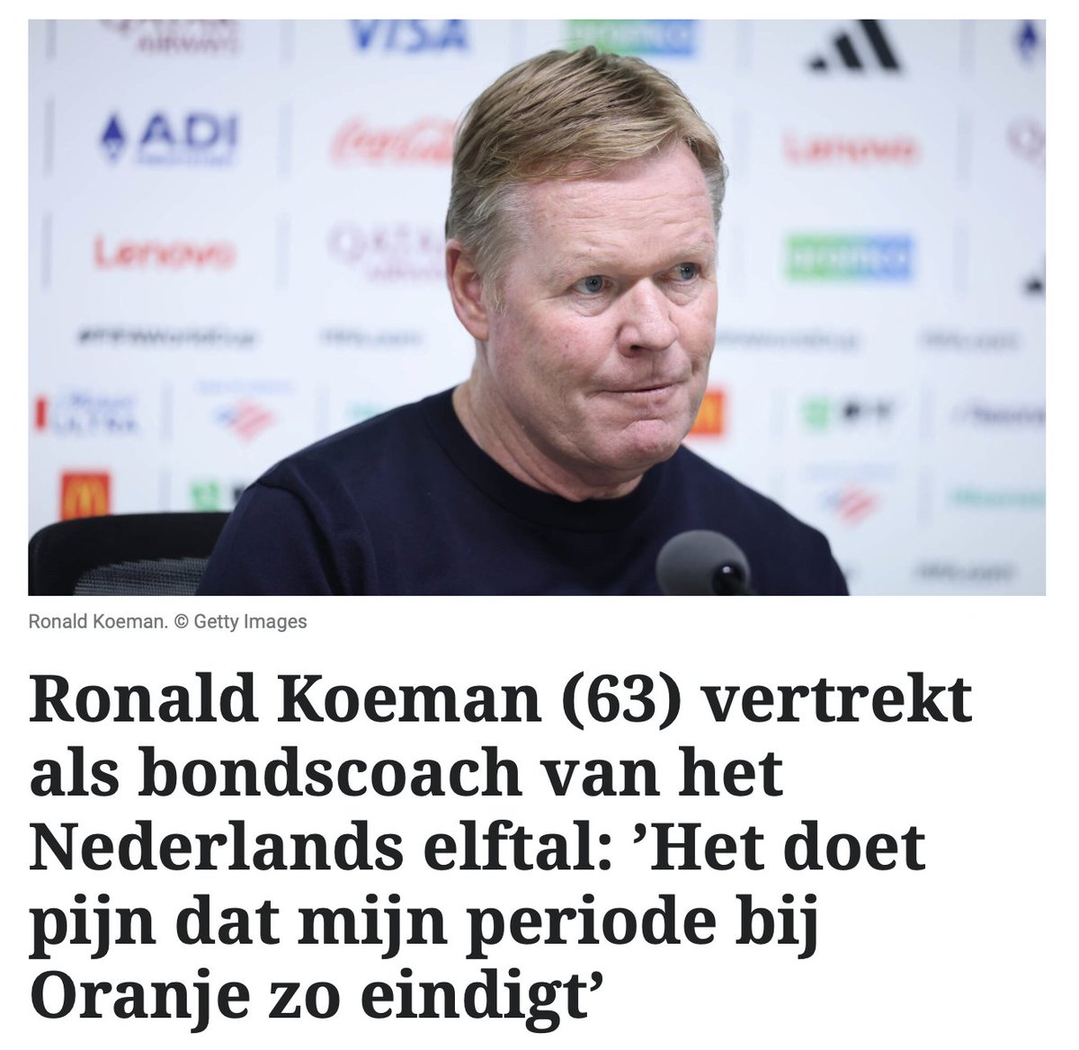 agabriele's tweet photo. Since 1992 the #Netherlands has changed 18 head coach. Excluding the interim, four of them took alone 10 times the job. 

#Advocaat 3 times
#VanGaal 3
#Koeman 2
#Hiddink 2

Dutch cronyism at its best https://t.co/qxDHUP6wFU
