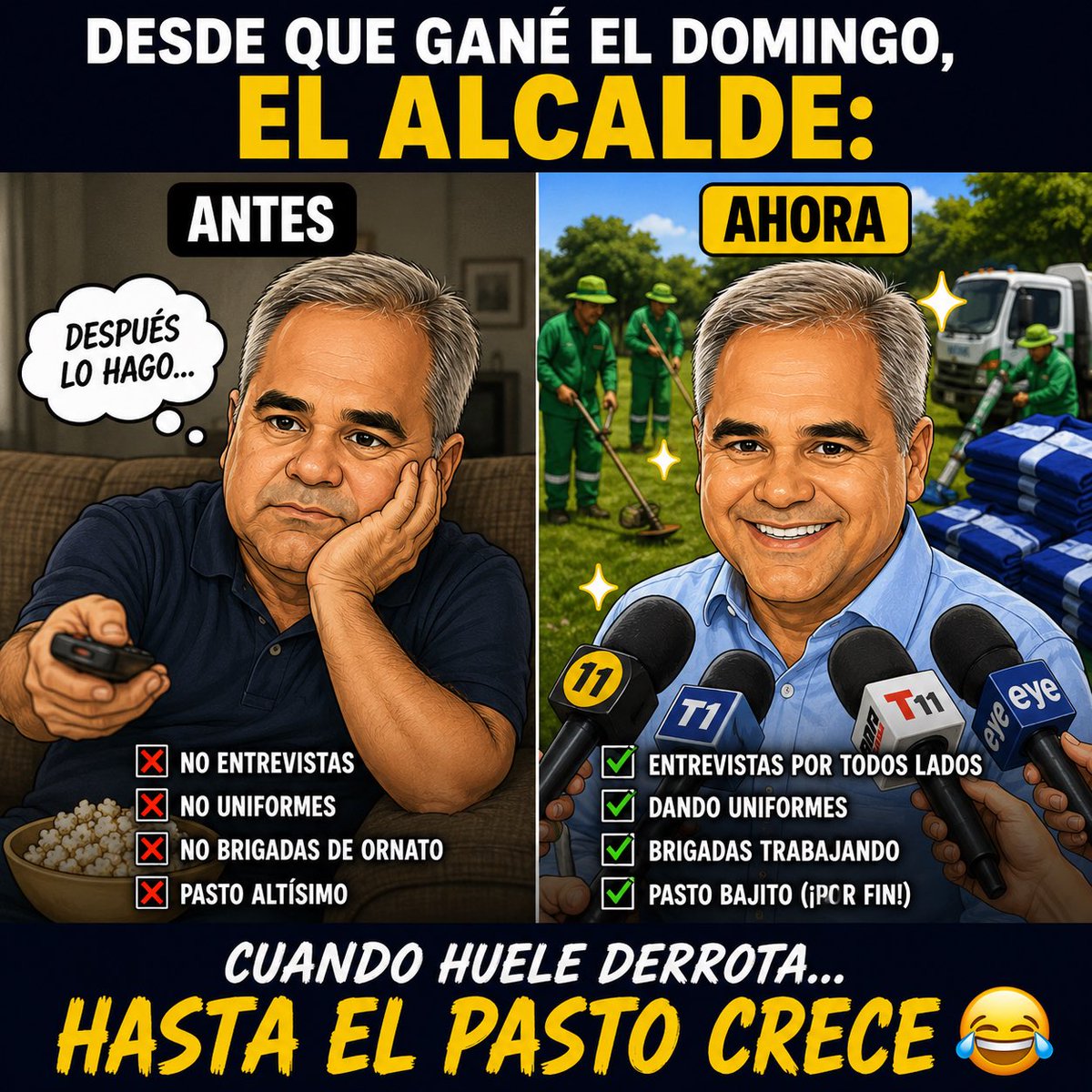 prluisrodriguez's tweet photo. Con nuestro triunfo el domingo le cambiamos el plan de trabajo. En noviembre de 2028, lo cambiaremos a él. 

#LasCosasComoSon 🌴 https://t.co/ZNYMirrzNE