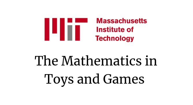 Riazi_Cafe_en's tweet photo. MIT's "The Mathematics in Toys and Games"  

Explores the mathematical strategies behind popular games, toys, and puzzles.  

Lecture Notes: https://t.co/RnclMR0bKC https://t.co/HJr8YLVuYs