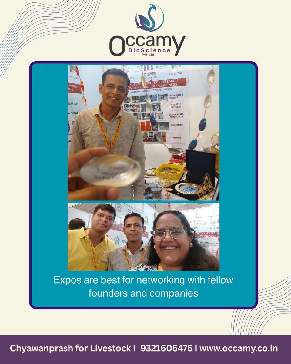 occamy_nutra's tweet photo. Productive visit to Varanasi—showcased #Occamy at IIT BHU, strengthened strategic partnerships, and advanced key collaborations as we continue scaling across Uttar Pradesh. Grateful to our partners for their continued support. #AgriTech #Startup

@SocialAlphaIN  @IITBHU_Varanasi https://t.co/3UikvjeNWi