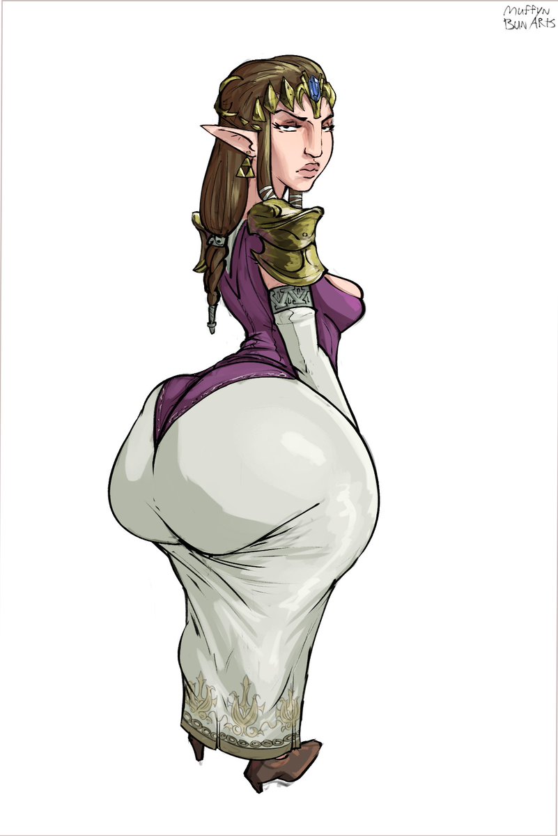 muffynbunarts's tweet photo. what if Zelda had a gigantic dumptruck ass? 😋 https://t.co/L2oToonK55