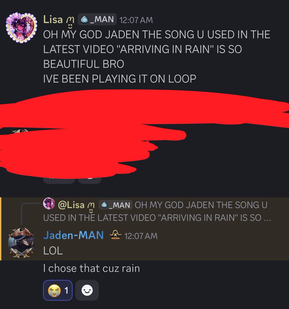 Liss4r's tweet photo. IVE BEEN ANALYSING THIS CLIP AND BRO WENT "oh yea i used it cuz rain yk"
STOP https://t.co/x0lNxL2TbF