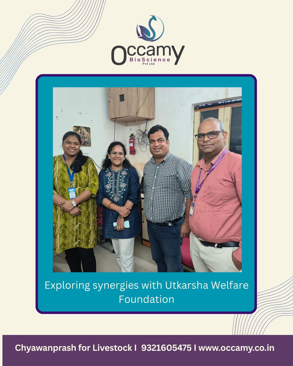 occamy_nutra's tweet photo. Productive visit to Varanasi—showcased #Occamy at IIT BHU, strengthened strategic partnerships, and advanced key collaborations as we continue scaling across Uttar Pradesh. Grateful to our partners for their continued support. #AgriTech #Startup

@SocialAlphaIN  @IITBHU_Varanasi https://t.co/3UikvjeNWi