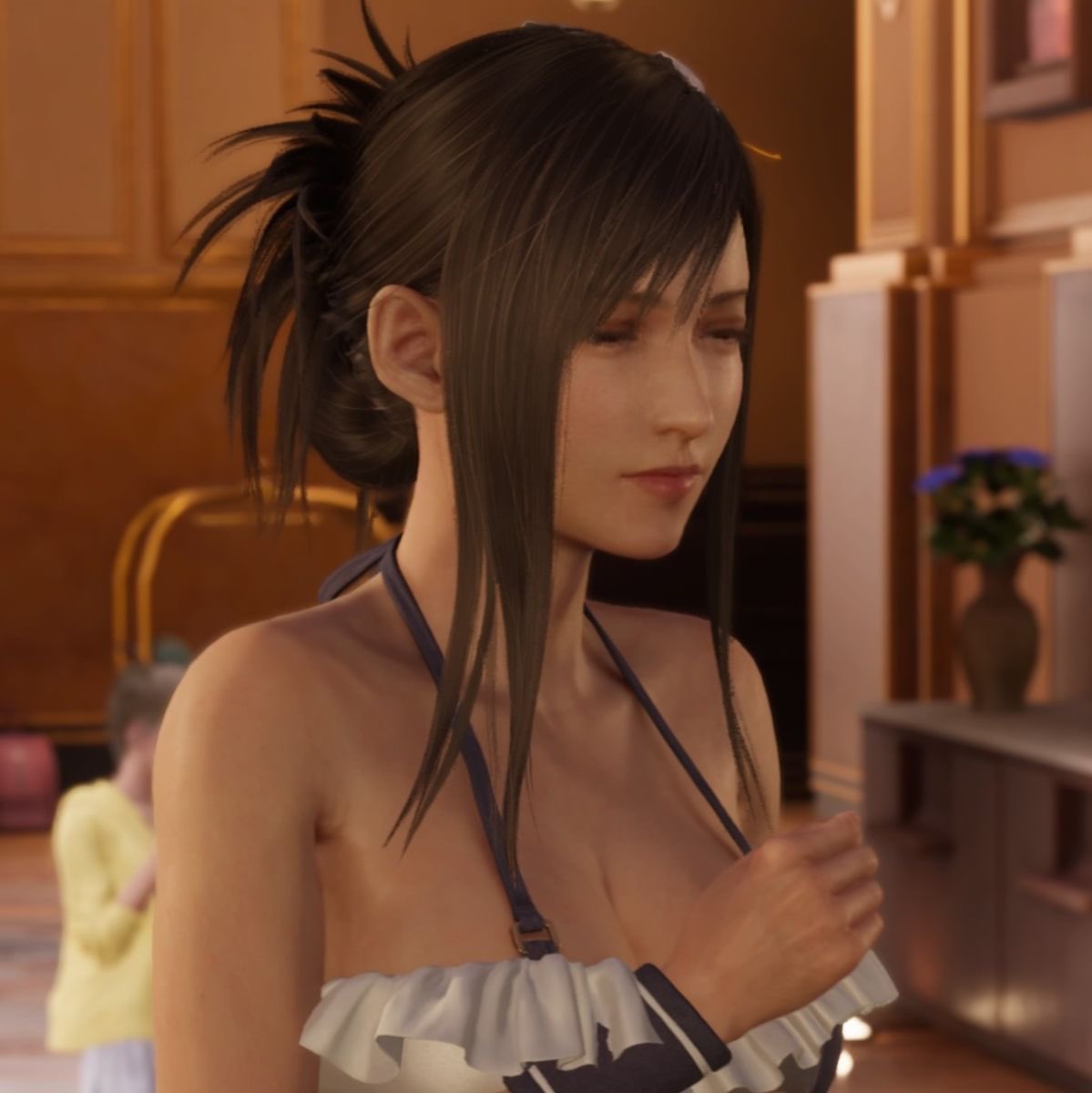 Wanavie_tt's tweet photo. We ALL having this hairstyle this summer✌️#tifalockhart https://t.co/BSeRAbG9Ss