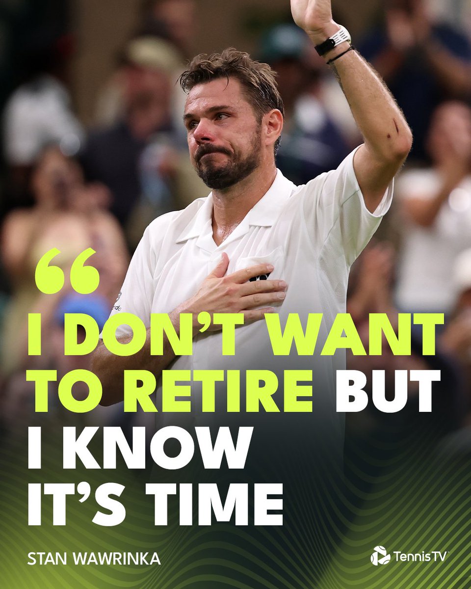 TennisTV's tweet photo. Unforgettable moments until the very end ✨

@stanwawrinka #Wimbledon https://t.co/Jsue61wE2P