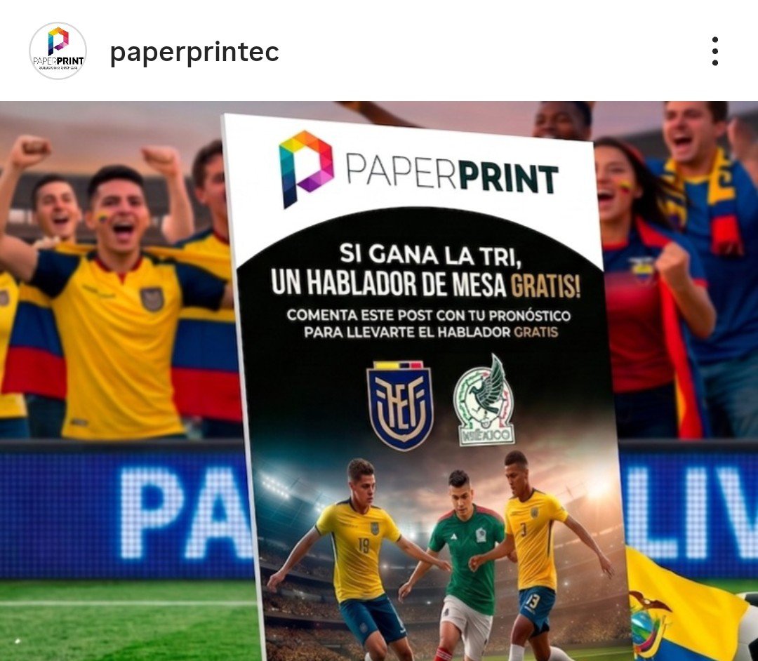 MrLinkEc's tweet photo. Quieren ganar un premio dejando el pronóstico de #Ecuador?

Vayan a la cuenta de #PaperPrintEc a dejar su pronóstico.

Les dejo el link
https://t.co/u7oEcgR7u1 https://t.co/I5eFsBqKnL