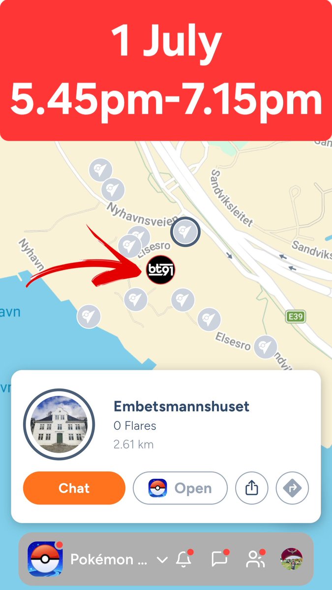 brandontan91's tweet photo. To #PokemonGO trainers in Bergen, Norway,
I'll be joining 'Pokémon Go Bergen' &amp; 'Bergen Go Elite' for the 3 Legendary Birds RH tmr (1July) from 5.45pm-7.15pm at Gamle Bergen 🤩
Come join us to raid together with other local trainers, see ya tmr 🥳 https://t.co/piVOOC1kca
