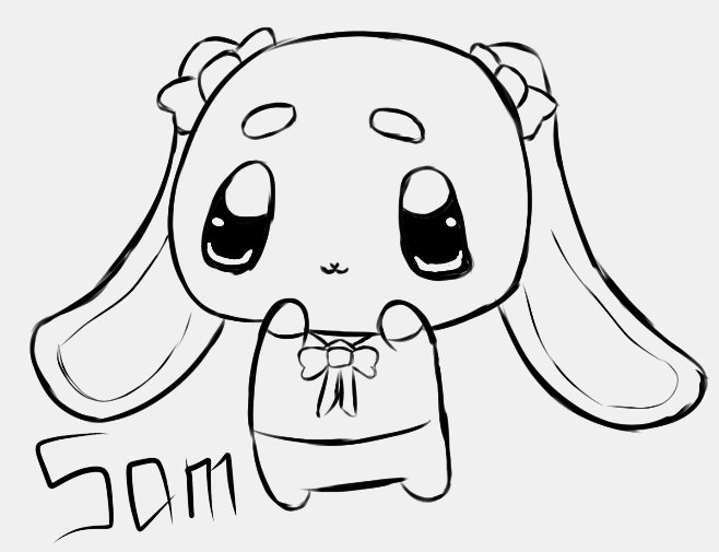 moegrian's tweet photo. dont know whta i wanted to achieve.  samgladiator bunny https://t.co/lKG5kYqLks