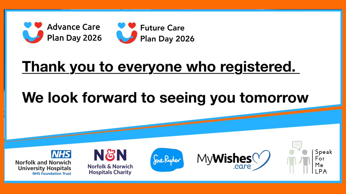 ACPDay2027's tweet photo. 😍 Thank you to everyone who registered. 

😍 We look forward to seeing you tomorrow

*No more virtual or in person tickets are now available.

#AdvanceCarePlanning #AwarenessDays #1stJuly https://t.co/8ofdLO24UE