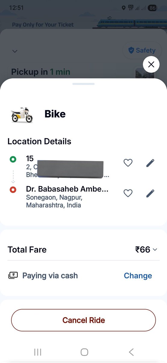 Shub1481's tweet photo. He was so rude like " Itna he dena padega, yaha aaise he hota chalna he chalo verna cancle kardo" @rapidoapp_ Is this Your Policy ? https://t.co/LBJafvx9wk