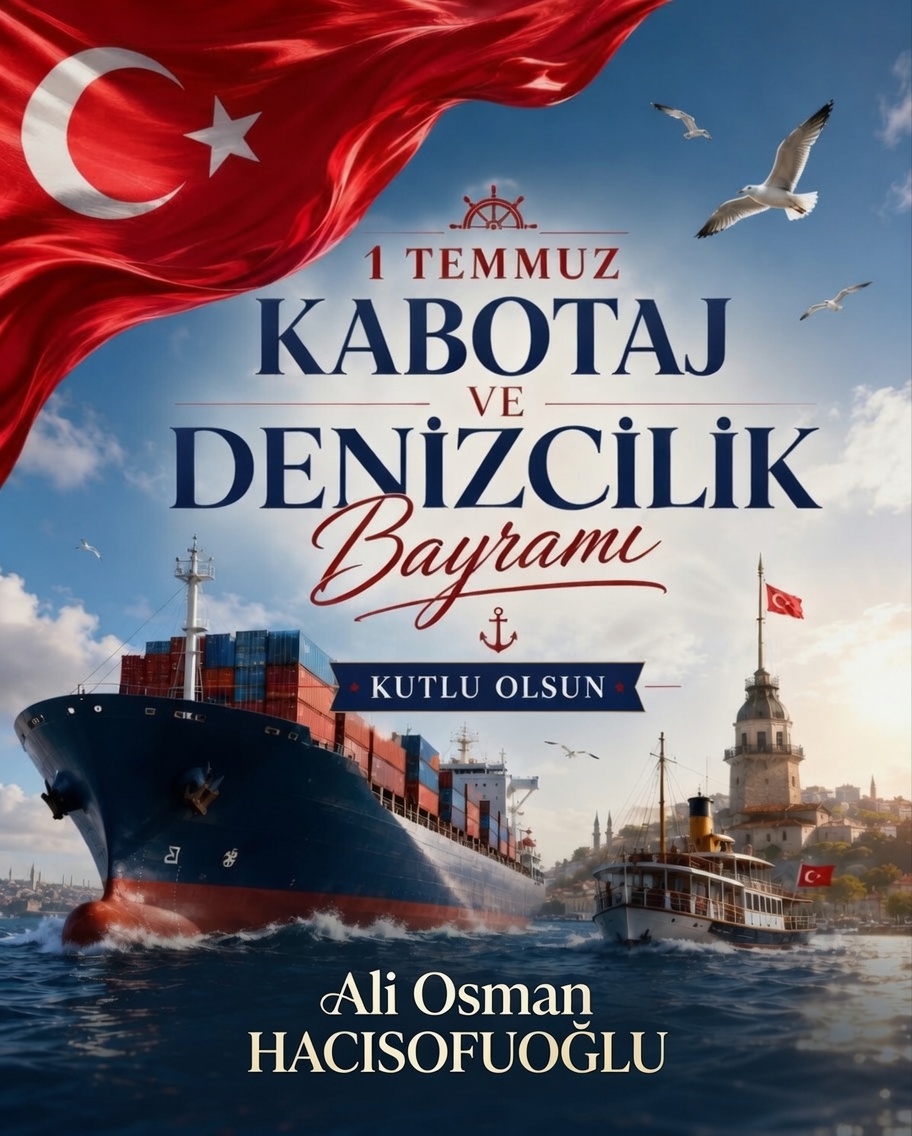 AliOsmanHS's tweet photo. 1 Temmuz Kabotaj ve Denizcilik Bayramı kutlu olsun 🇹🇷 https://t.co/QTT0kPYCl0