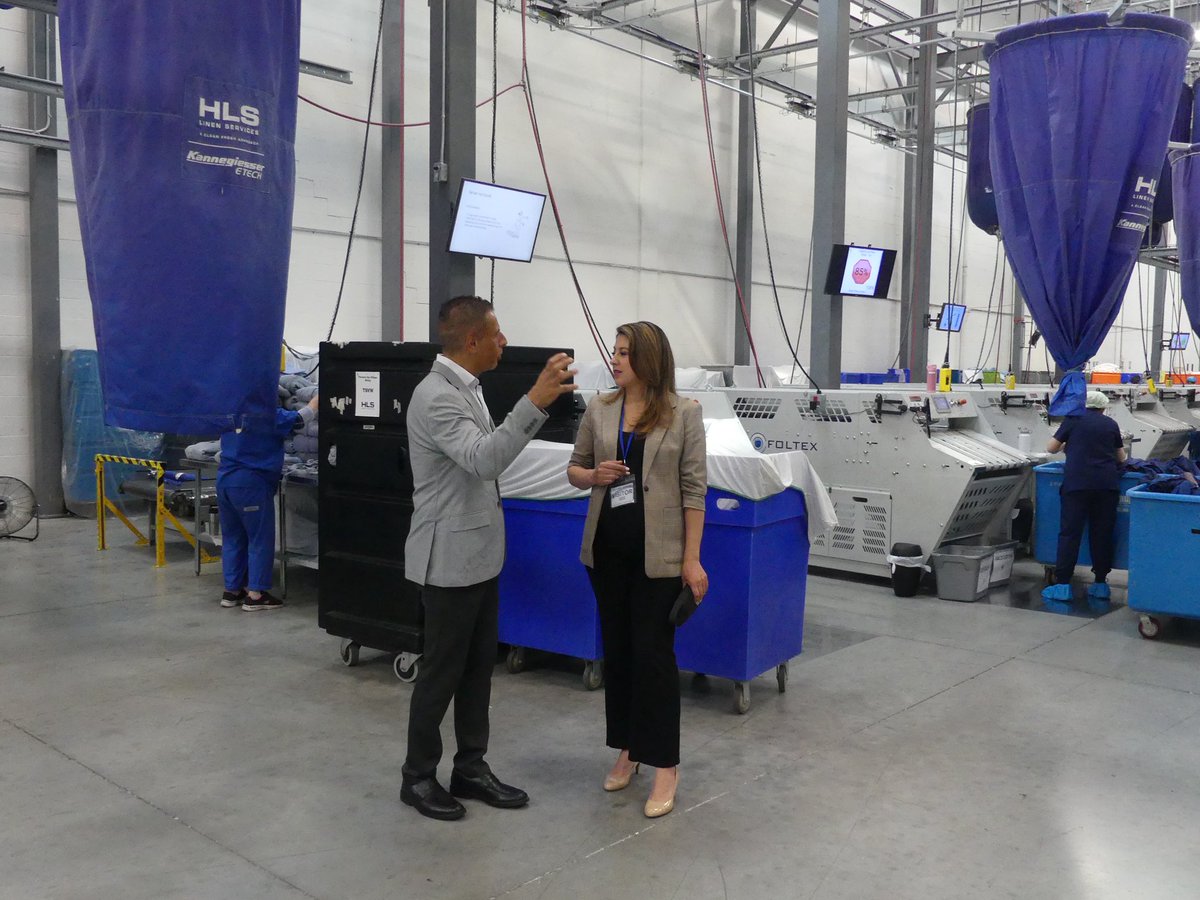 SandraCobena_'s tweet photo. It was a pleasure to visit HLS Linen Services and meet the incredible team behind an essential business that keeps so many of our local hospitals, long-term care homes, and healthcare facilities running smoothly! 

Seeing the dedication, professionalism, and hard work that goes into providing these vital services was truly inspiring. Businesses like HLS Linen Services are a great example of the innovation, reliability, and commitment that strengthen our community every day.

Thank you for the warm welcome and for everything you do to support the health and well-being of Canadians. I look forward to continuing to champion the local businesses and workers who make Newmarket–Aurora such a wonderful place to live and work.

#communityfirst