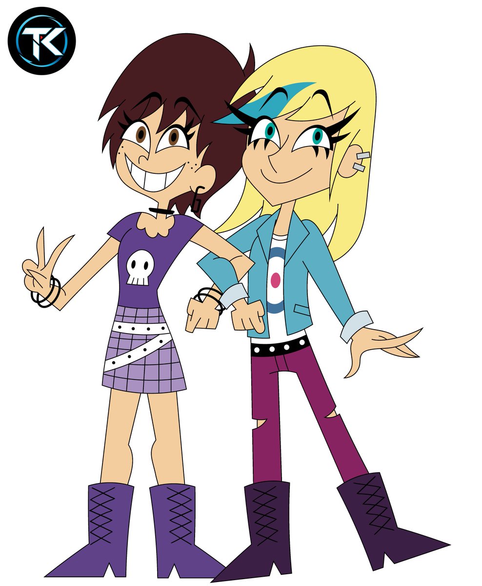TerrorTk10's tweet photo. Sam and Luna Loud, Hellaverse style. #theloudhouse #lunaloud #samsharp #pridemonth https://t.co/Hu7MkAtAeQ