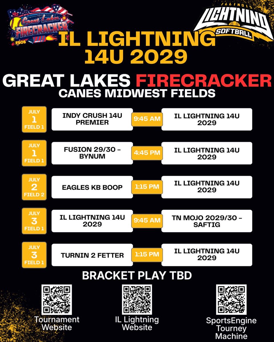 softball_il's tweet photo. Illinois Lightning 14u 2029 is taking on the heat and the competitive field this weekend in Indianapolis. https://t.co/zGVXjmRQg7