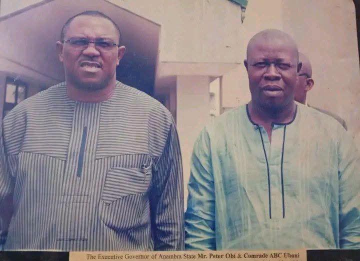 governance_101's tweet photo. VERY HEARTWARMING STORY!!

My father, Comrade ABC Ubani JP took pictures with several governors of Anambra State including the present governor of the State, but in our family sitting room we only have enlarged pictures he took with Peter Obi, while he served as the governor of Anambra State. 

I once asked him, what Peter Obi has done for him that made him practically decorate our sitting room with his pictures. 

He first said, that I should snap a picture with a governor first beyond asking him that question.

He went further to say, that before Obi became governor, they (Anambra civil servants) saw hell with respect to worker's welfare, payment of pensions and gratuities. Both my parents were state civil servants, now pensioners.

My father has been a Labour union leader since 1994, so he understood the government-workers faceoff, before Peter Obi practically made life easier for workers in the state. 

When he, my father who is now 74 years old retired to the village a few years ago, his portraits with Peter Obi was one of the things he took with him. He moved them from our family house in Awka to our family house in Enugwu-Ukwu, where he is now spending his last days while still serving as the State Secretary of the Nigerian Union of Pensioners, Anambra State, which makes him the longest serving union leader in Anambra state today.

The Comrade as I call him is a prolific writer who wrote so many bulletins against former State govenors of Anambra. When I was much younger he was arrested a few times for some of his controversial releases against governors of the State. I remember my mother, Mrs Rose Ubani searching for days to find where he and his colleagues were being held.

When Peter Obi was first removed from office, which should be around 2007 or 2008, I was about 16 years old. But I remember like it was yesterday my mother calling for us to fast and pray as a family for him to be reinstated, and we did fast - our welfare as a family dependend on that. Graciously, Obi made a comeback. Two comebacks, to the glory of God.

Therefore when you see me defending Peter Obi on this space, it is not for nothing. It is a burden I must discharge in appreciating a man who made the difference in the governance of Anambra State. 

No Peter Obi slander will see the light of the day, once I'm here, and I will be here for a very long time!

— Kingsley Ubani
