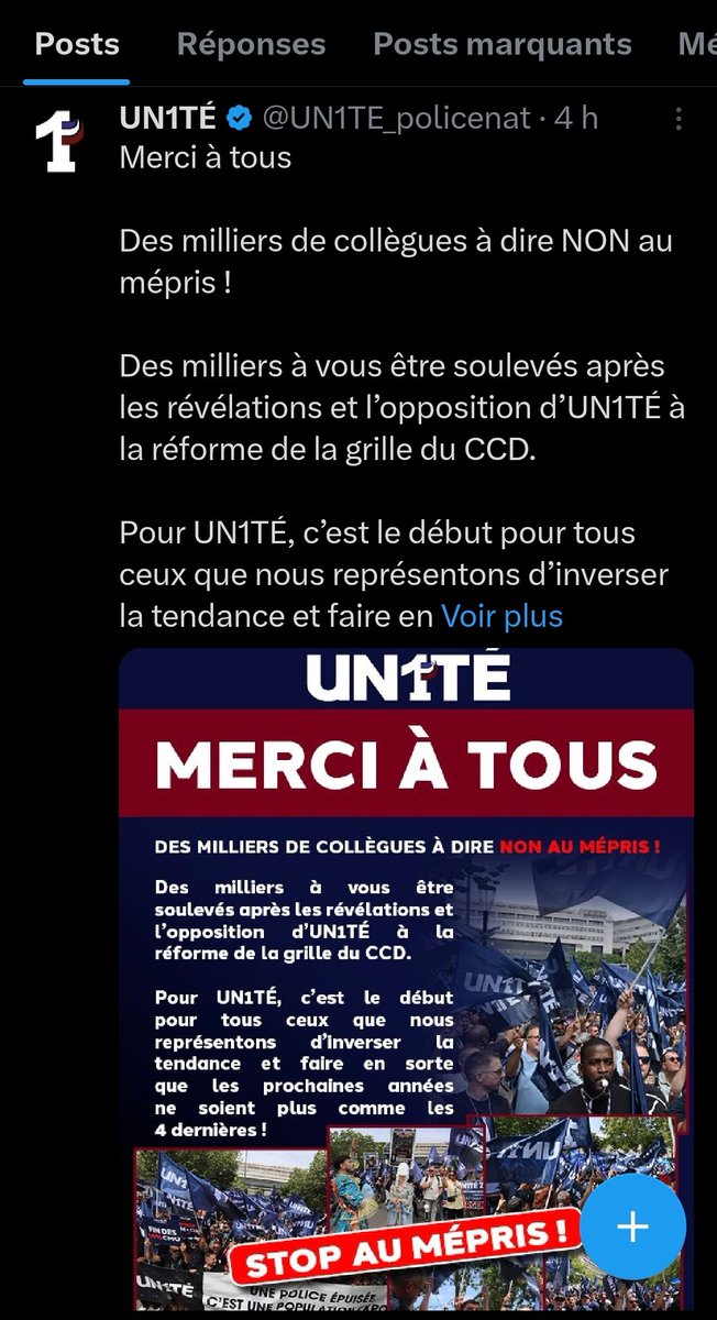 fchaievski's tweet photo. Je pose juste une question 
Alors qu'@UN1TE_policenat manifestait aujourd'hui avec @alliancepolice , sa secrétaire nationale @LindaKebbab ne communique pas et ne partage rien 🤔
Un problème ? https://t.co/iKiifI5zsT