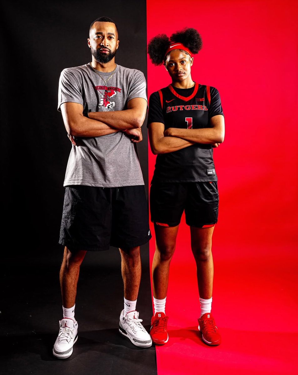EJayArrow's tweet photo. 5⭐️ recruit Qandace Samuels (ranked #11 in the Class of 2027) on her [unofficial] visit to Rutgers ⚔️ https://t.co/dbTjS5advR