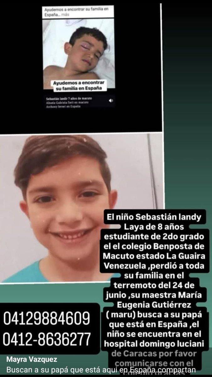 SoyMarigeni's tweet photo. Se busca a su padre https://t.co/WZYzmOBNIO