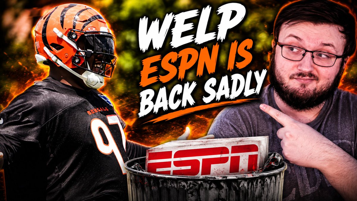 firststopbengal's tweet photo. BENGALS FAN REACTS TO ESPN GRADING THE BENGALS OFFSEASON HORRIBLY!!
https://t.co/1SmjLdMPhP
#bettingpicks #PrizePicks #SportsBettingTips #WhoDey📷📷📷 📷 https://t.co/KKBCVss1Uc