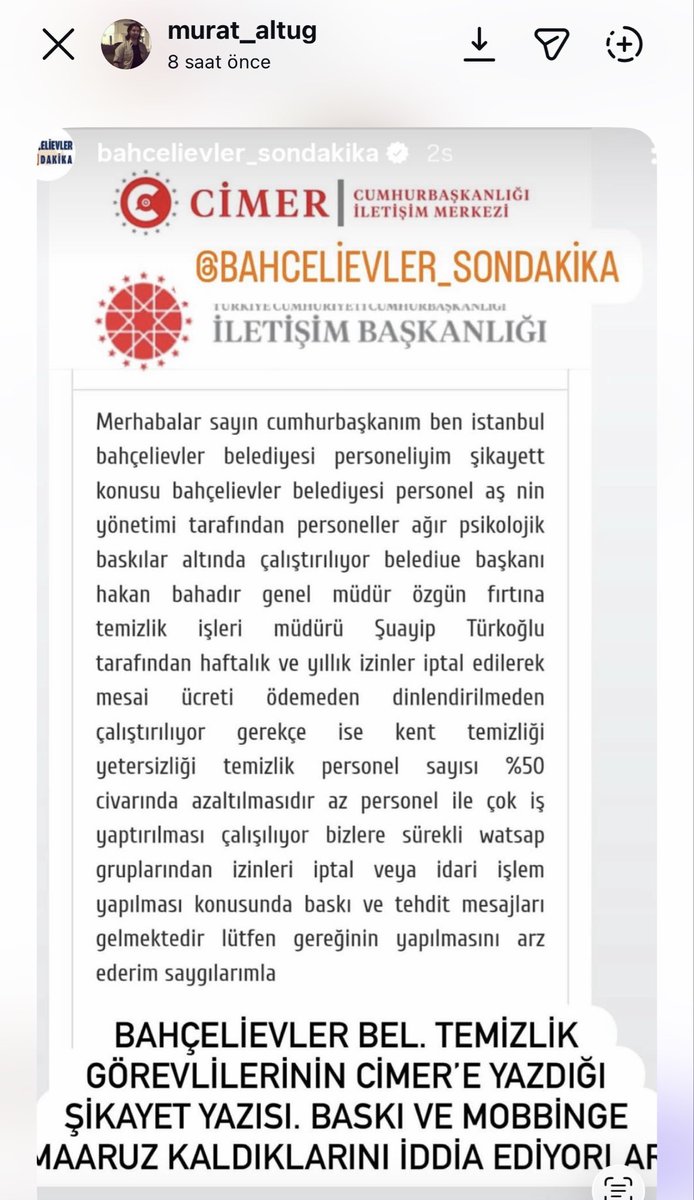 Efedoruk58's tweet photo. KENDİ ÇALIŞANINA BÖYLE DAVRANAN Bİ BAŞKAN. https://t.co/hDrVewPUYf