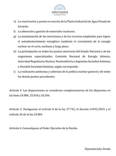 Juli_Strada's tweet photo. Ahora más que nunca hay que defender la soberanía nuclear. Mi proyecto de ley: https://t.co/oYSF4Hdg8l https://t.co/znkBGNyRYY