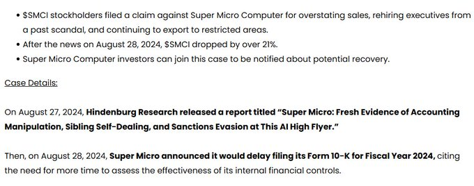 11thestate's tweet photo. With all the buzz around $SMCI, we dug up something interesting.                

On slide two: the event that led to a 21% drop in $SMCI last year.                

We’re watching closely — and you should too. Stay tuned. #SuperMicroComputer #SMCI https://t.co/IiYA0KPuzz