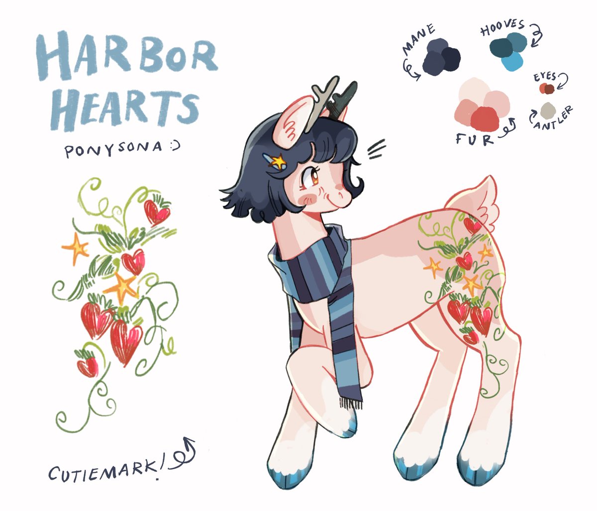 katschippers's tweet photo. ponysona redesign for #artfight2026 https://t.co/8tuVndMshM
