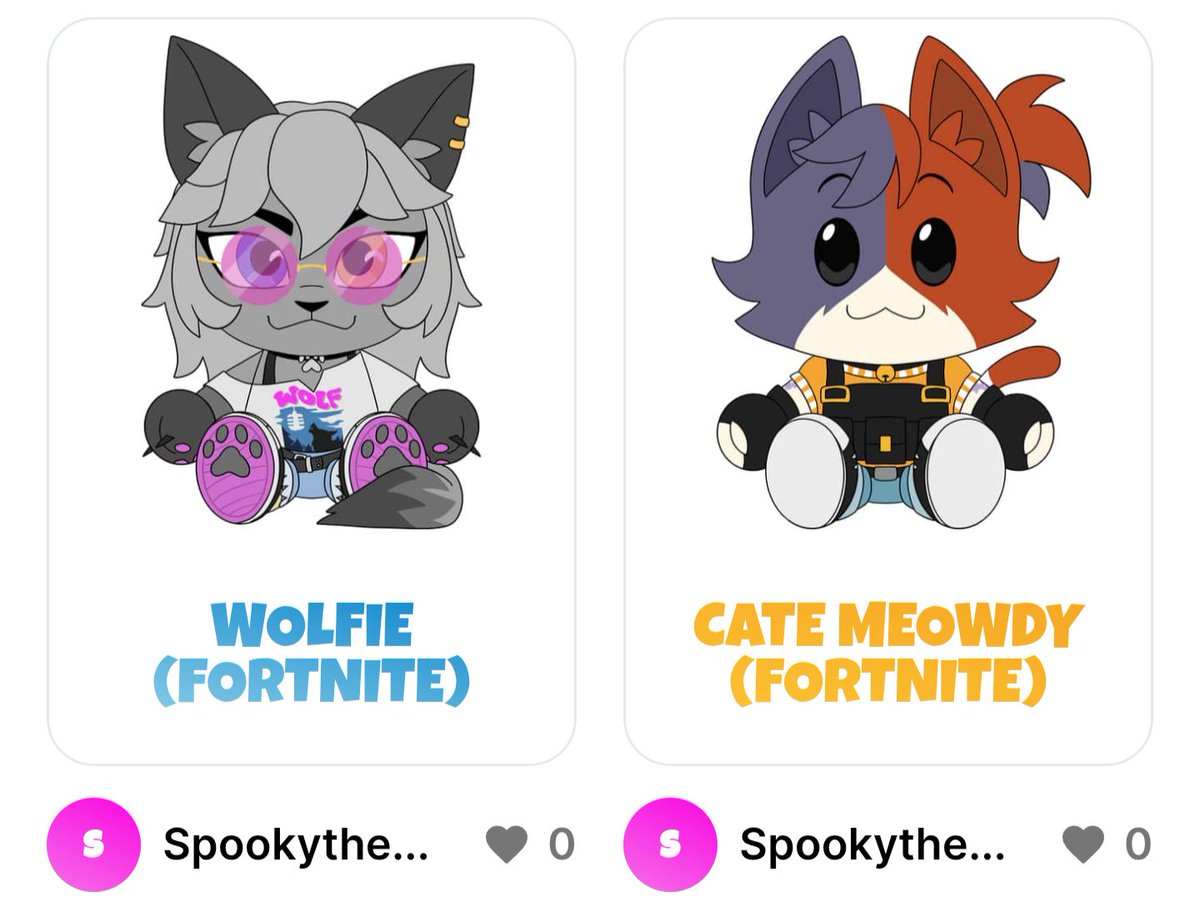 spookythekitty_'s tweet photo. I uploaded more #fortnite plush concepts to the Youtooz community website 

Go vote for them
https://t.co/YhSLxz2Rxk https://t.co/R9QAqlqs0n