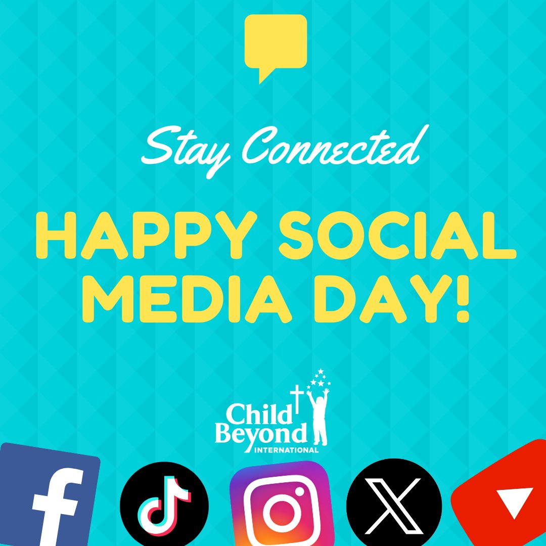 Child_Beyond's tweet photo. Happy Social Media Day! 📱✨
You can celebrate with us by sharing our posts and helping spread the word about Child Beyond. Every like, comment, and share helps more people learn about the children and families we serve.
Thank you for helping us go beyond! 💛 https://t.co/3I8EfAKS3K