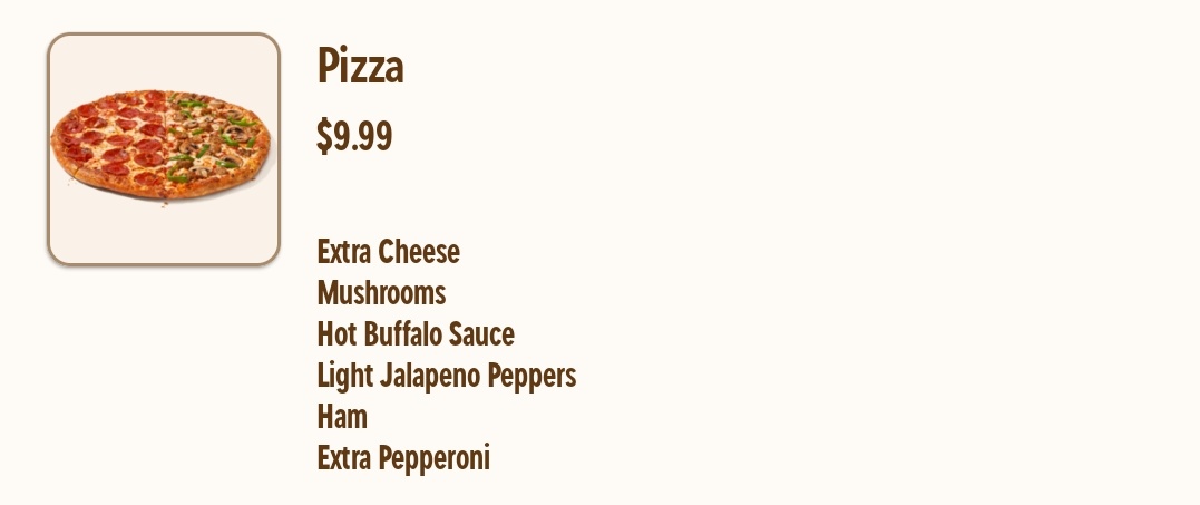 AlbertoO__O's tweet photo. Whats the point of being able to get up to 7 toppings if they aren't going to put all of them on the pizza. I didn't even get the buffalo sauce on mine!!

@dominos https://t.co/lJdNLNAOX2