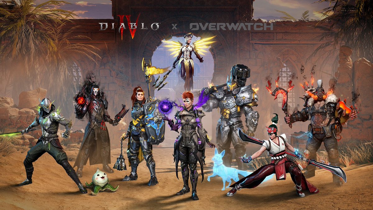 ventafps's tweet photo. I don't play Diablo can someone explain why everyone in the Diablo Overwatch collab looks like their life has been sucked out if them 😭😭 https://t.co/OHOBPQJzu3
