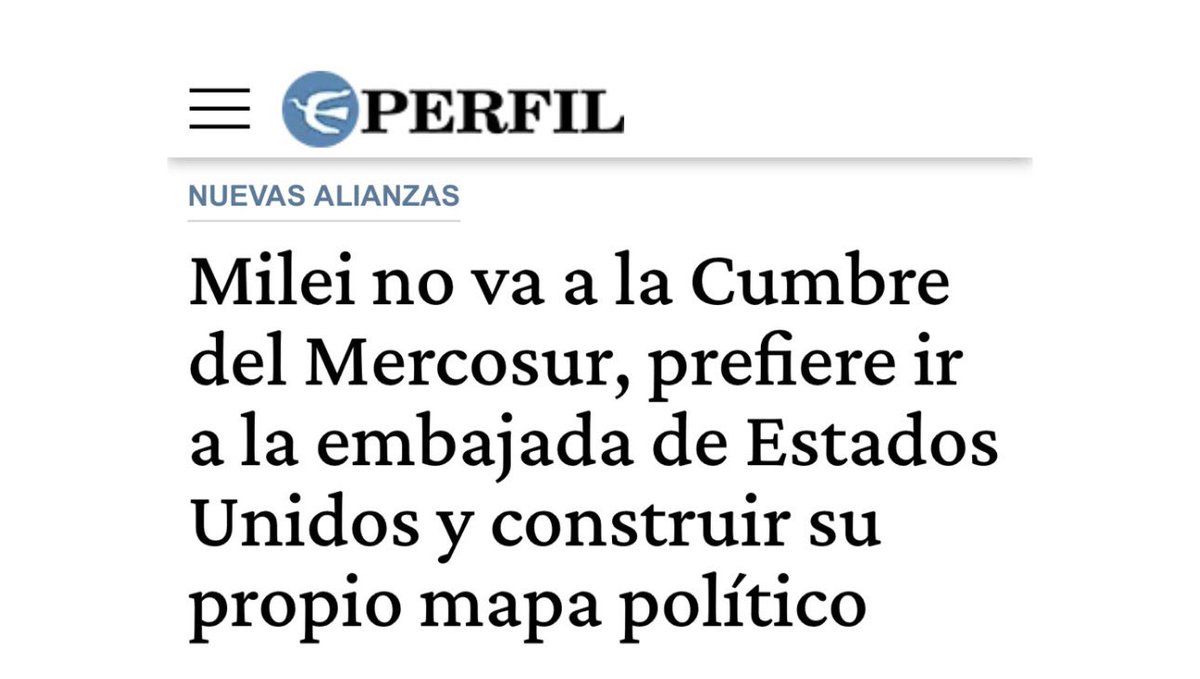 GustavoHArrieta's tweet photo. Hoy se realiza la Cumbre de Presidentes del Mercosur concurren todos: @SantiPenap, @LulaOficial, @OrsiYamandu, @Rodrigo_PazP, @PresidenteKast y @DanielNoboaOk.

El único que decidió no asistir es el presidente @JMilei. Cuando la Soberbia se conjuga con la Indolencia, la Ignorancia, la Irresponsabilidad y el Desequilibrio, nada bueno puede salir. 

Vaya, Presidente, y pierda tiempo en algún acto político de primitiva derecha española que los Presidentes del Mercosur se reúnen en Asunción y usted la verdad no aporta nada inteligente en la región.