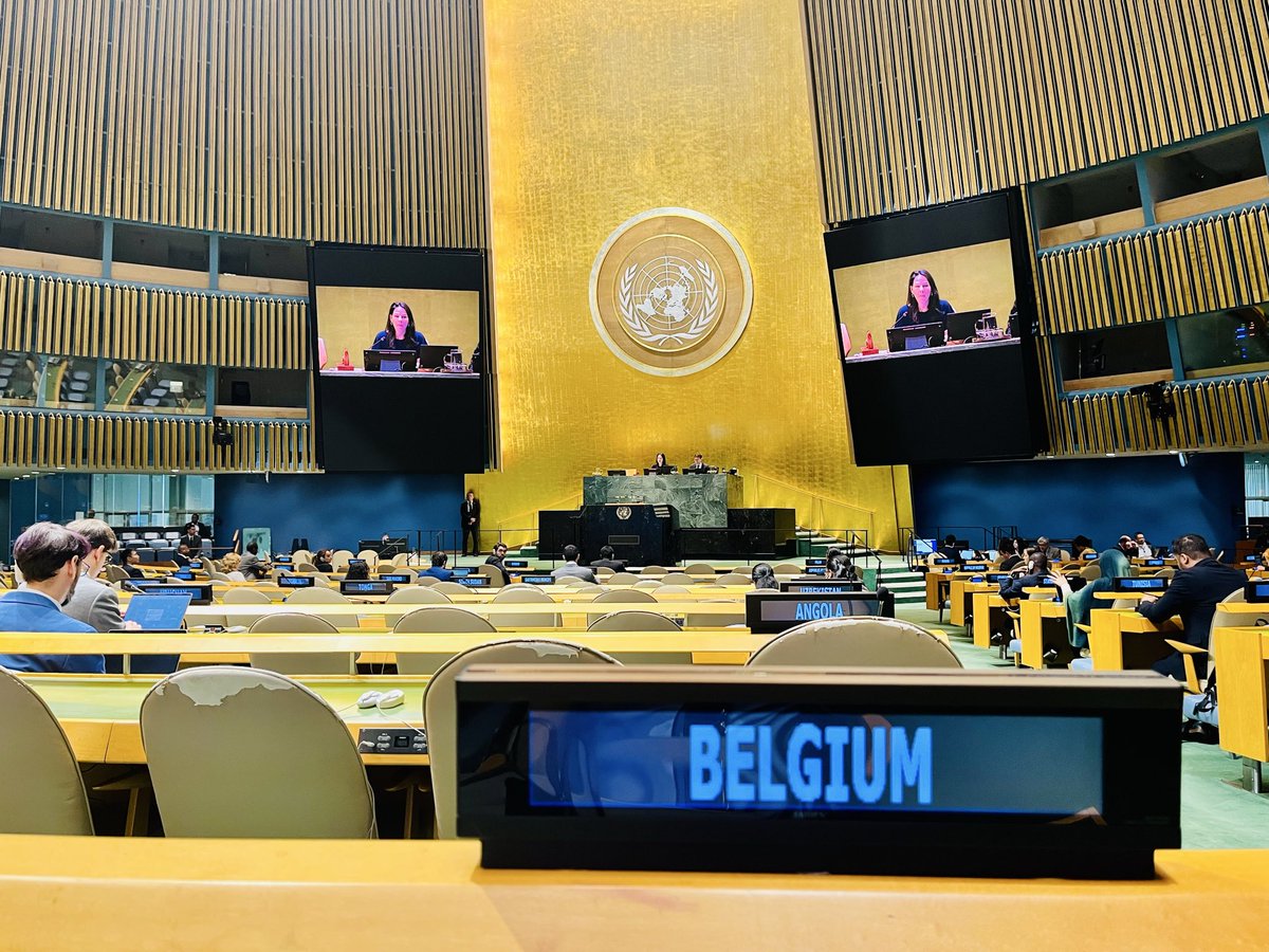 BelgiumUN's tweet photo. 🙌 Belgium is proud to have actively contributed to the historic resolution changing the credits return methodology, adopted by #UNGA today

👉 UN will no longer have to return money it never collected

👉 Liquidity, resilience &amp; ability to implement mandates will greatly improve https://t.co/80aoQHqe4V