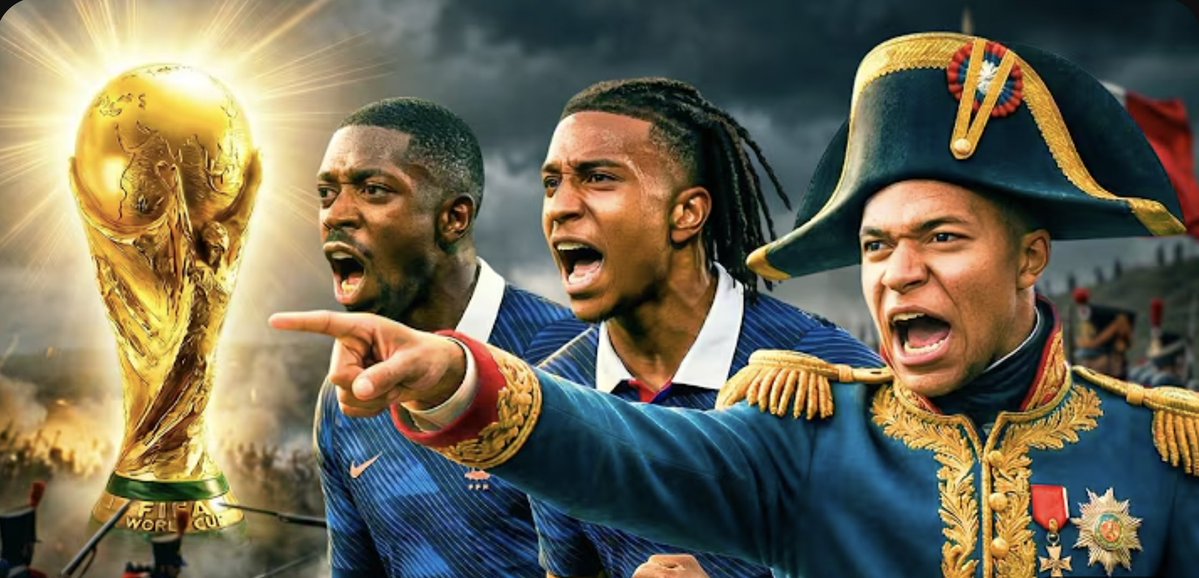 LeilaMbk1995's tweet photo. Allez les Bleus🇫🇷💪
#FIFAWorldCup I #FRASWE I #CDM2026 https://t.co/JZwJHJEY5M