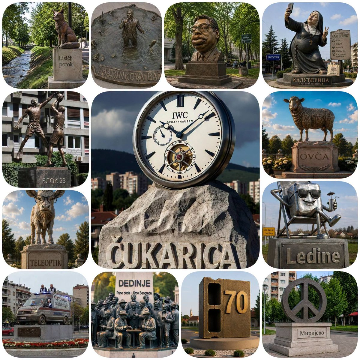 JankoBaljak's tweet photo. Ove Šapićeve Terazije treba sačuvati kao turističku atrakciju i kad ova bagra ode s vlasti. Svedočanstvo kakvi su su neverovatni bolidi upravljali Beogradom.
Obavezno uključiti uz spomenik i današnje urnebesne predloge koji pokazuju koliko je duh ovog grada neuništiv. https://t.co/RIix8qCXqO