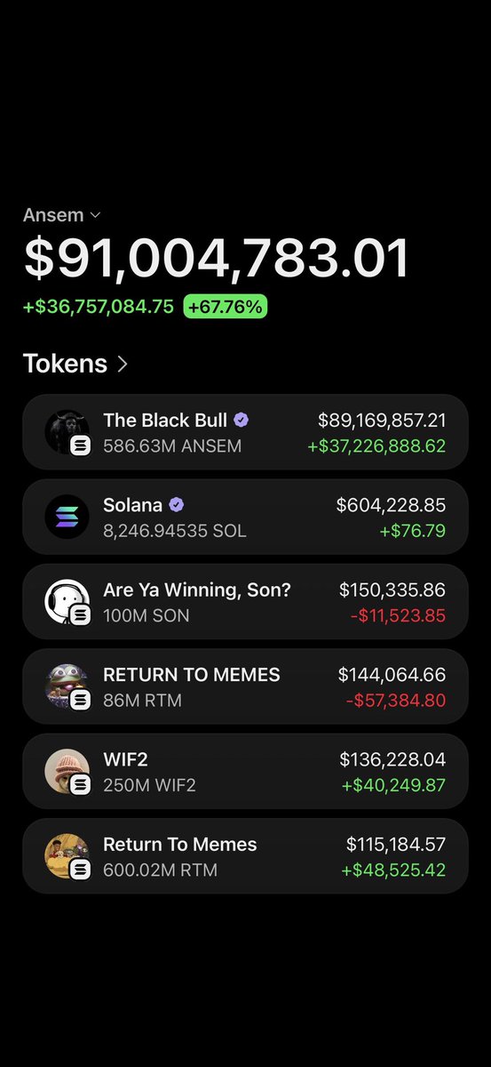 fedoraus's tweet photo. There is $90,000,000 worth of $ANSEM in this wallet

Who wants some? https://t.co/LoYEPmgmU3