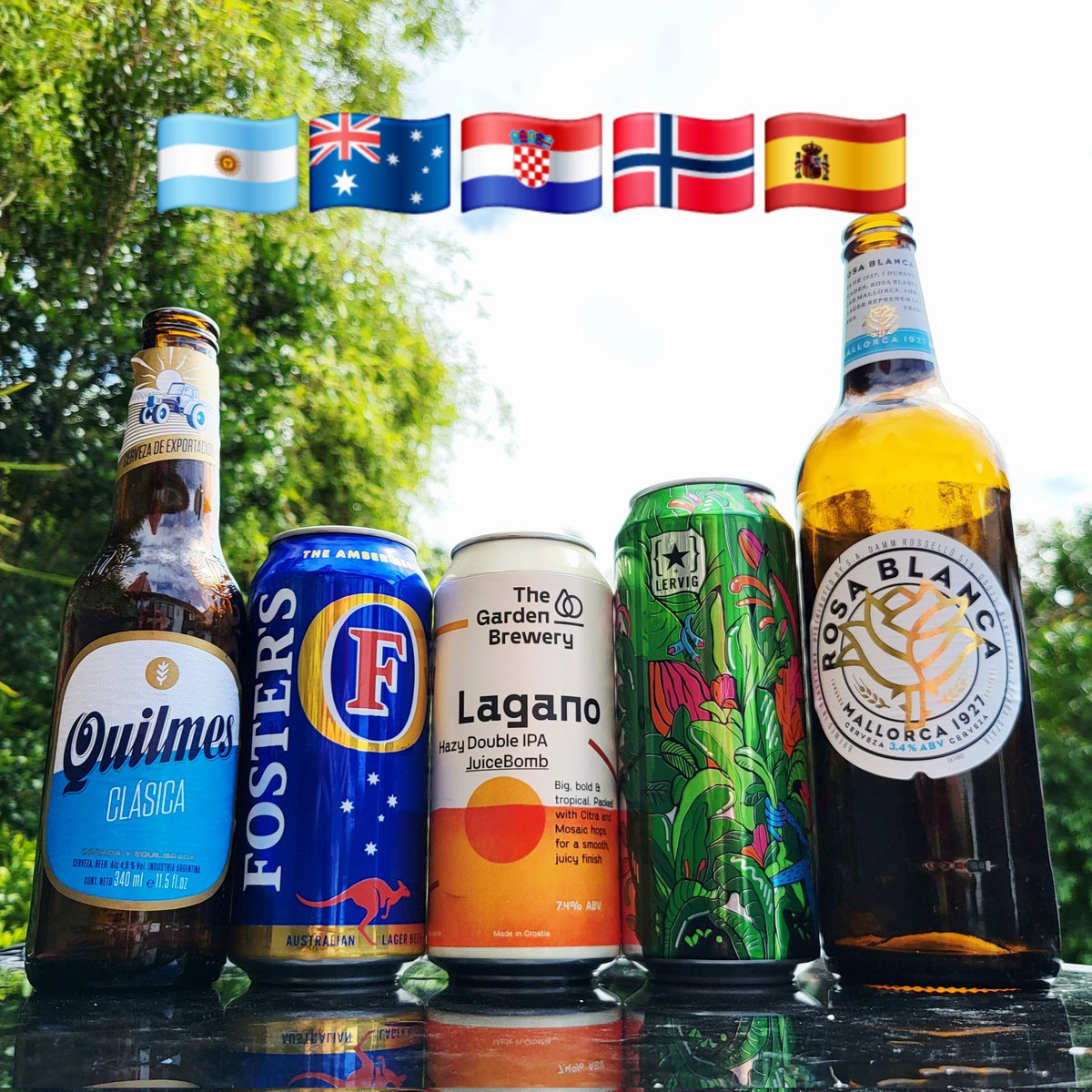 QuareSwally's tweet photo. Observers may spot a nasty can of Fosters in my continuing quest for beverages from participating World Cup countries. Let the slagging begin 😛
20 🇦🇷 Argentina - Quilmes
21 🇦🇺 Australia - Foster's
22 🇭🇷 Croatia - Garden Brewery
23 🇳🇴 Norway - Lervig
24 🇪🇸 Spain - Rosa Blanca https://t.co/DujwEtZVte