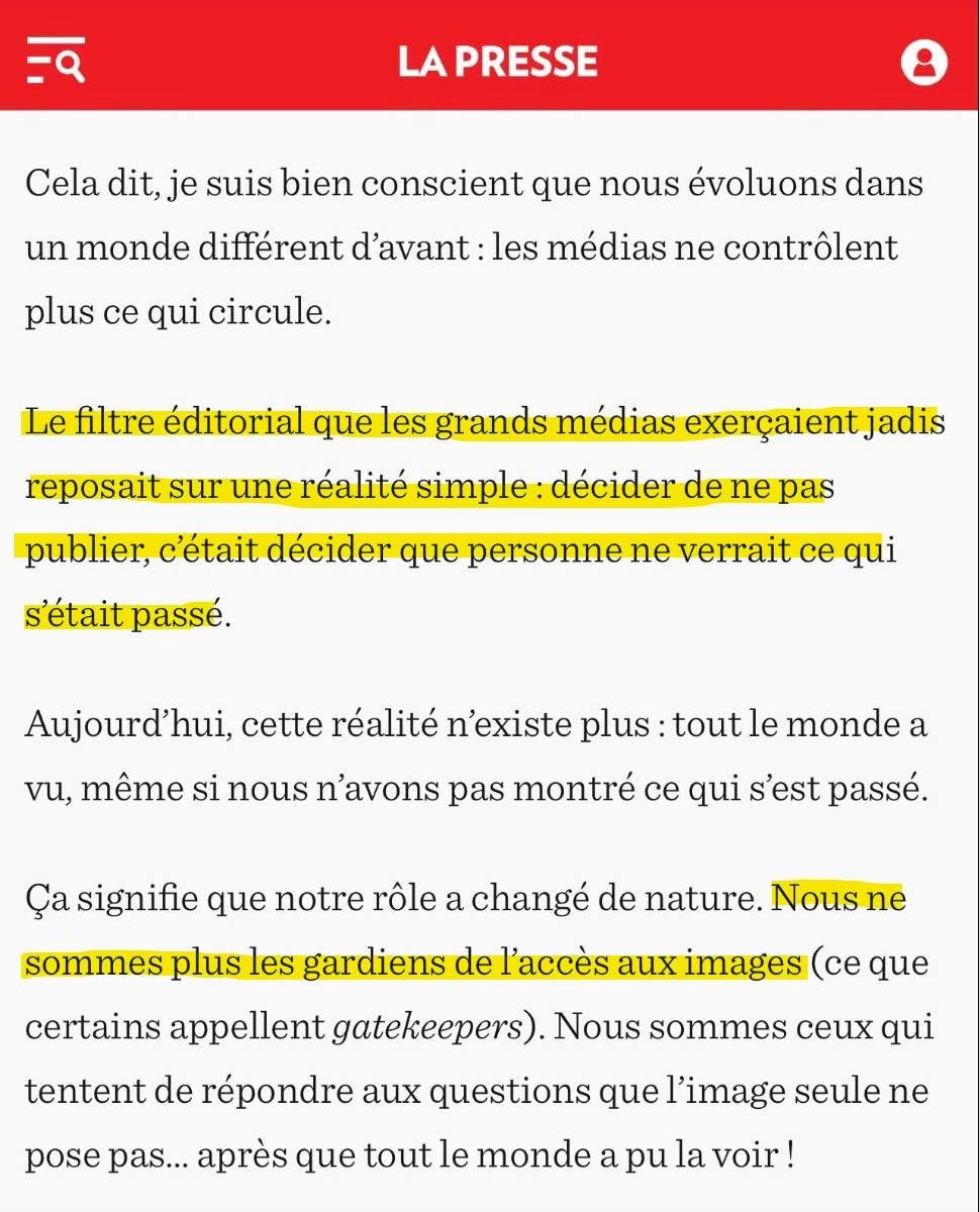 YanChosela's tweet photo. @LP_LaPresse De la bouche même de l'Influenceur en chef de La Presse, François Cardinal..

Partager l'information n'est plus le mandat des médias

Ils veulent vous donner leur divine analyse, que leur confère leur DEC en journalisme du Cégep de Jonquière ou leur BAC en science molle de l'UQAM https://t.co/zp31waaLDG
