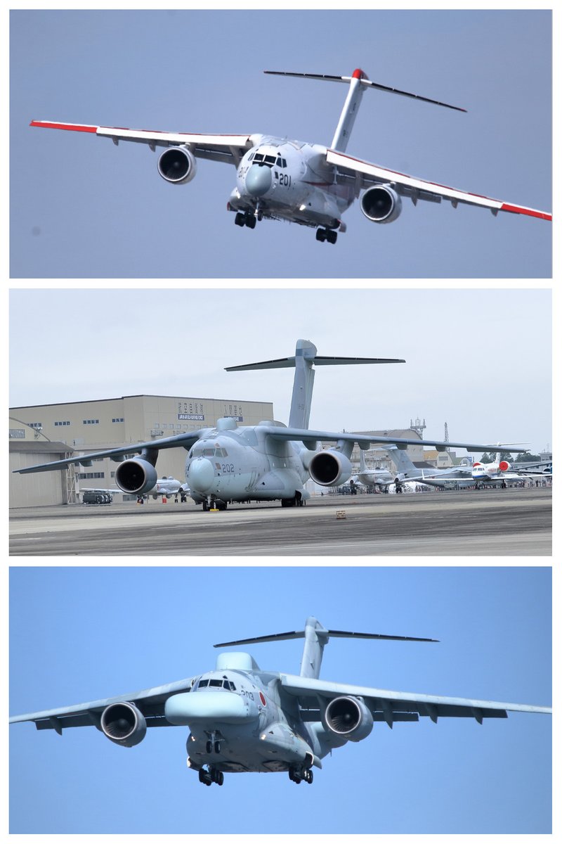 PhotoP63408's tweet photo. おはようございます😃
本日もよろしくお願いします。
XC-2 (201)
RC-2 (202)
XEC-2 (203)
3機撮影完了しました。
#岐阜基地
#入間基地
#川崎重工
#XEC2 https://t.co/yuyRM0w6yu