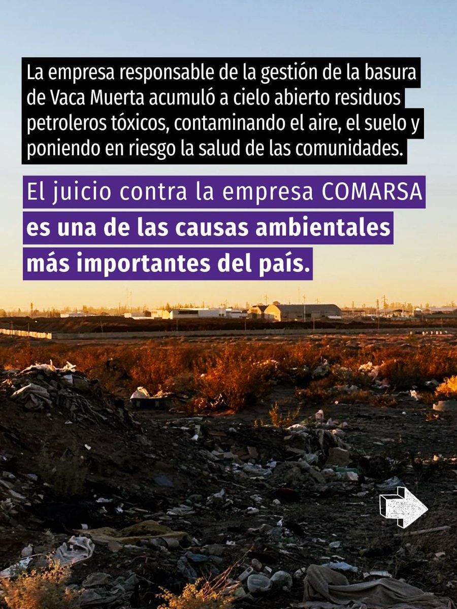 AbogadesAmbient's tweet photo. La maniobra buscaba anular o suspender el proceso.
☠️ #COMARSA está en el centro de una de las causas ambientales más importantes del país. https://t.co/z2BvmSGgi4