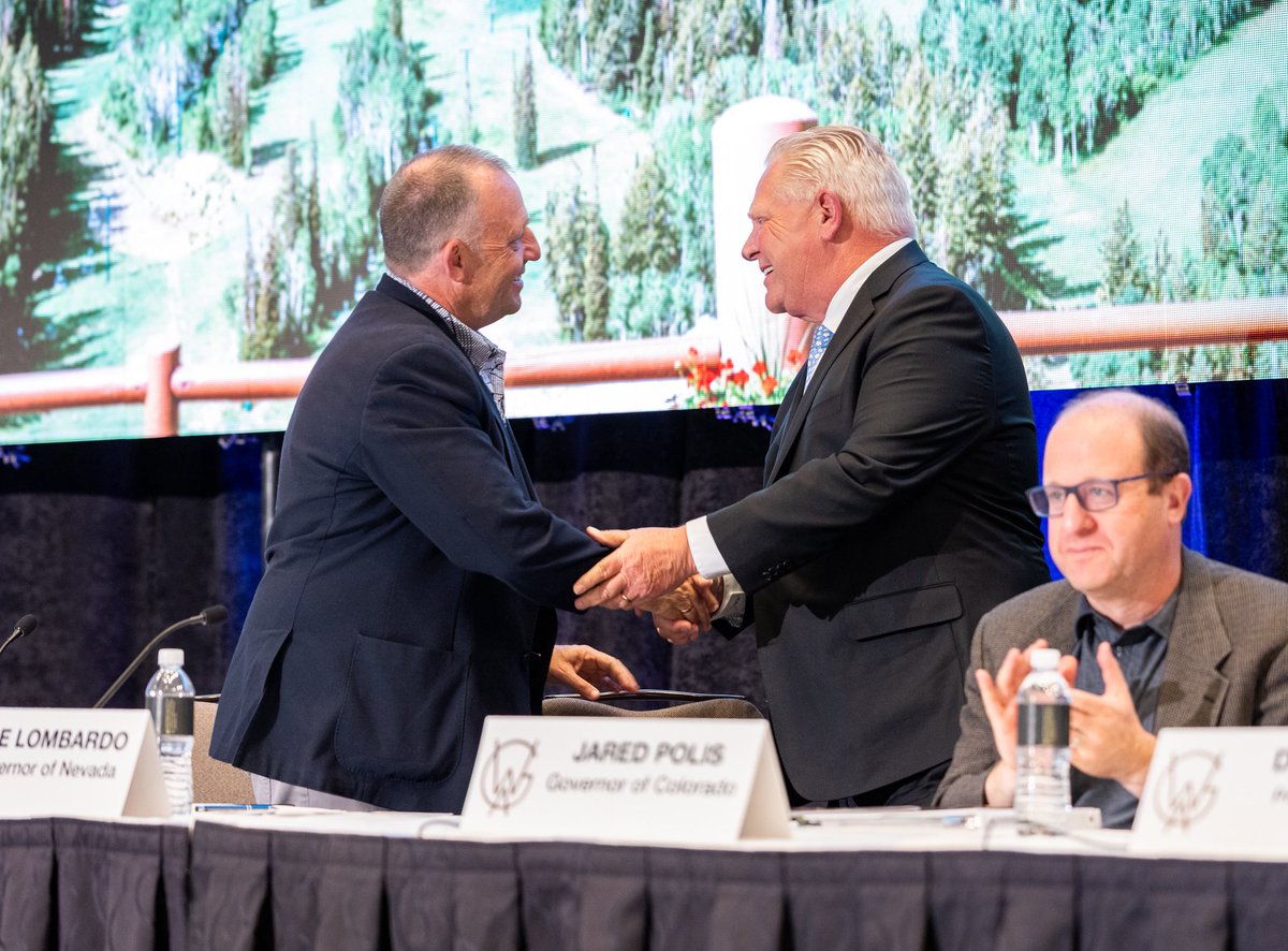 fordnation's tweet photo. Ontario is ready to meet the rising demand for affordable, reliable energy across North America. 

At the Western Governors’ Association panel on Energy Superabundance, I spoke about how our plan to build and expand nuclear energy can power economic growth across the continent. https://t.co/5Gawee7txS