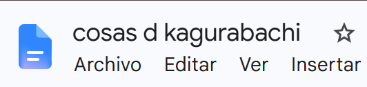luciii_013's tweet photo. este es mi documento de google de todos los AU'S, ideas, one shots, ships y headcanons que tengo de kagurabachi. Lo inicié el verano pasado (diciembre-febrero de este año) Y NO SE CÓMO PERO HA LLEGADO A 42 PÁGINAS, es el documento más largo que tengo guardado en mi drive. https://t.co/5ASE8U1CRn