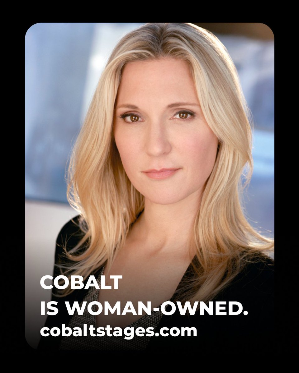 CobaltStages's tweet photo. Kara’s role at Cobalt is not just leadership from the top.

It is leadership shaped by production experience: understanding the schedule, the budget, the people, and the pressure behind the day.

That is why Cobalt’s model starts with the project, not with a preset answer.

#cobaltstages #womaninbusiness #womanledbusiness #virtualstages