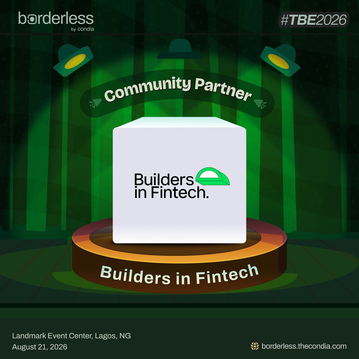 tbebycondia's tweet photo. @B_InFintech is joining us as a community partner!

A community connecting and empowering the people building the future of fintech across Africa through industry events, educational initiatives, networking, and collaboration.

As the infrastructure powering cross border payments continues to mature, the insights of those building and scaling fintech products become even more valuable.
Their experiences will help shape conversations around the future of trade, financial infrastructure, and innovation across the continent.

Join the room where founders, operators, and decision-makers come together to exchange ideas, challenge perspectives, and explore what's next.

Early Bird tickets are now live!

Secure yours using the code "BORDERLESS"  via the link below;
https://t.co/9mYY8IE274