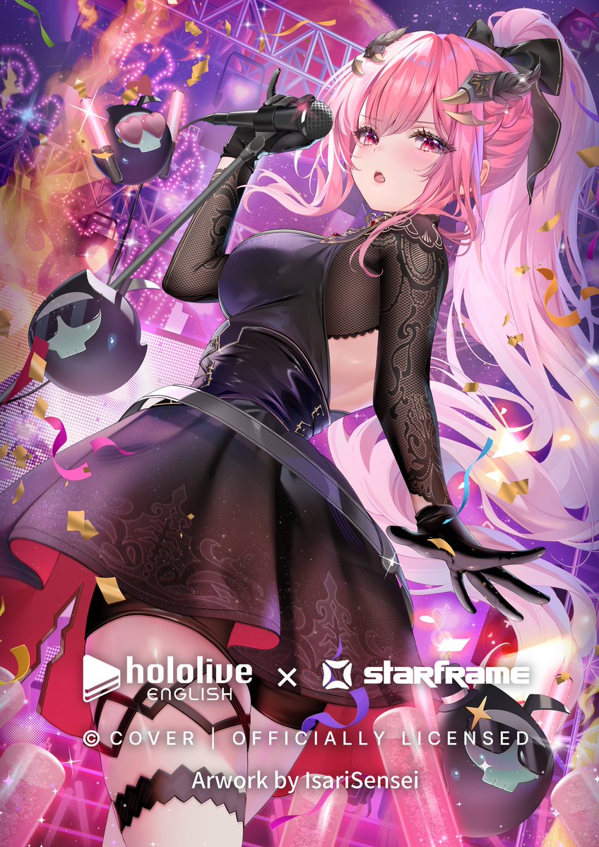 Isari_art's tweet photo. Great thanks to Starframe team and hololive English for the opportunity to take part in this collaboration🩷
#callillust https://t.co/ocdQ3HiPH9
