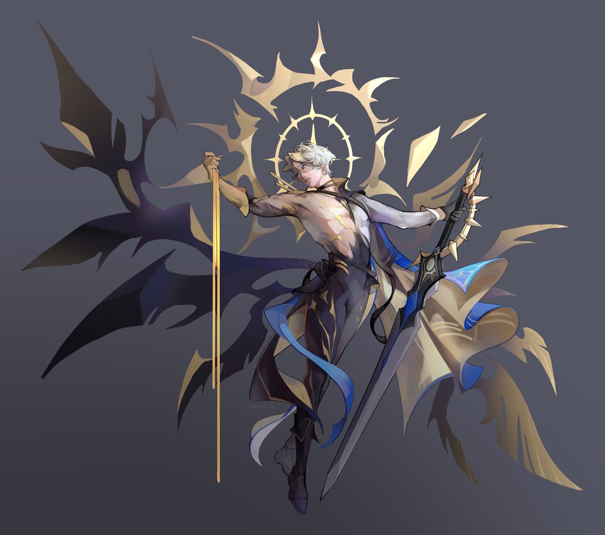 piinktus's tweet photo. phainon the deliverer ☀️
#phainon #honkaistarrrail #fanart https://t.co/quxY3QXPF4