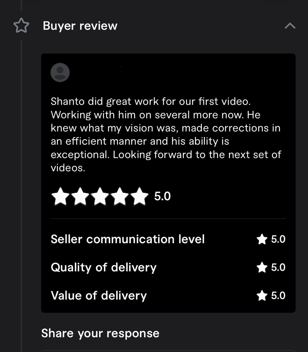 Shanto_editor's tweet photo. Alhamdulillah! 🤍
There’s no better feeling than knowing your client truly appreciates your work. After delivering this project, my client not only left amazing feedback but also surprised me with a $15 tip! 🙏
#Fiverr #VideoEditing #Freelancing #ClientFeedback #Grateful https://t.co/rdDtl4c8Eo