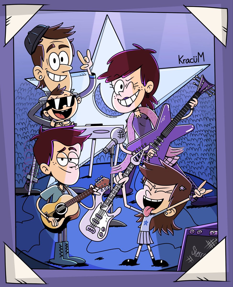 Kiari2S's tweet photo. Rockstar😎🎸🎤 (Luna’s Family Commission @phiilbin / AC/DC yeah) #TheLoudHouse #LoudHouse #LunaLoud #LoudHouseFanart #TheLoudHouseFanart https://t.co/9mpEkhZ3UQ