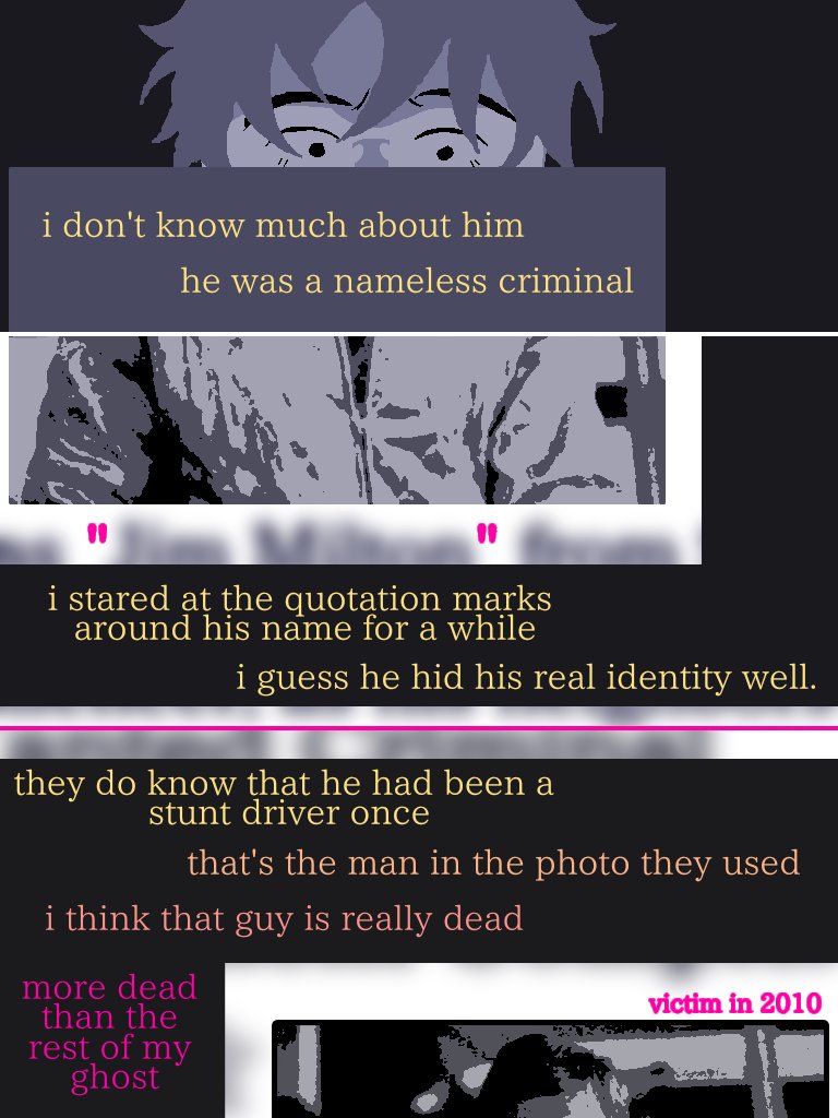 coleslawcolt's tweet photo. (1/3) there is a ghost in my apartment. #drivinglessons au comic [content warning for lots of pink blood lol] https://t.co/eYvE1aQvcb